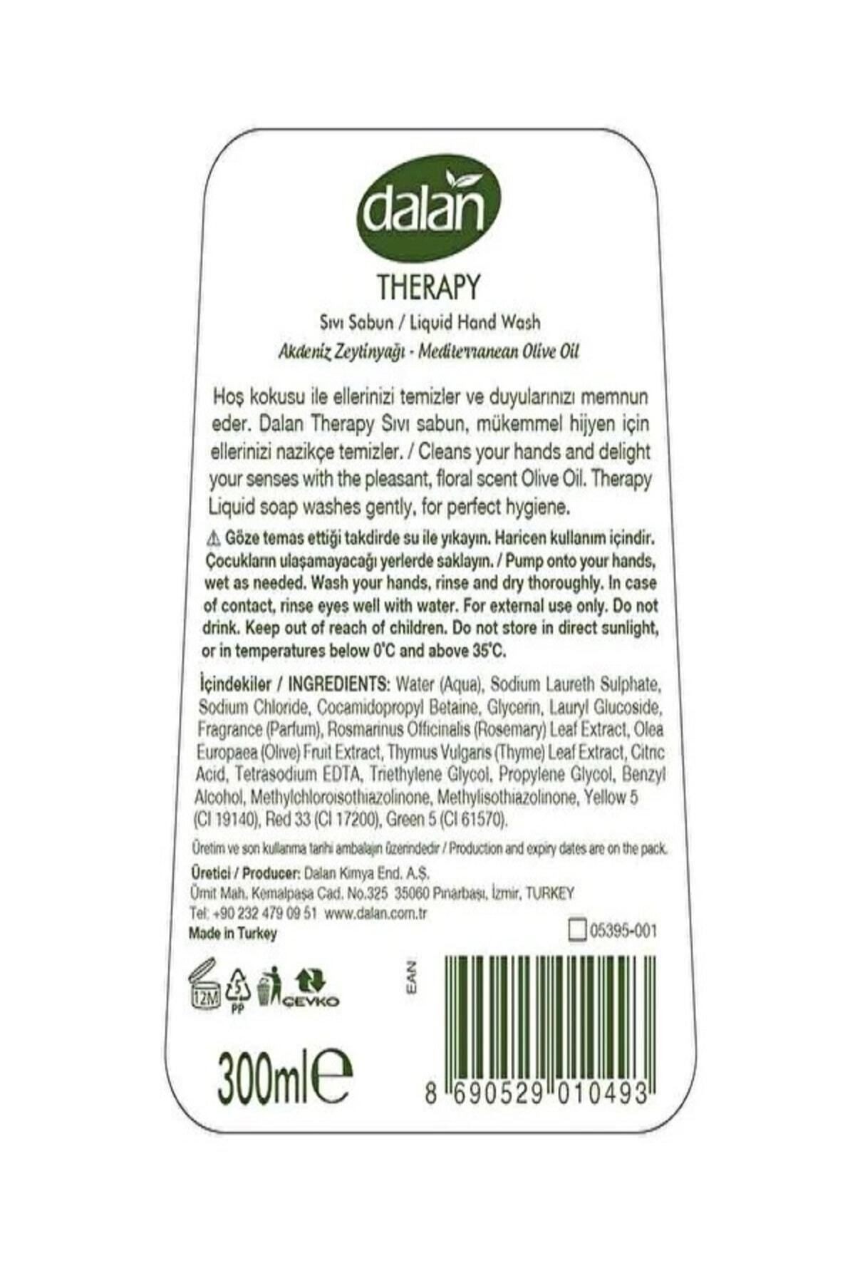 Dalan Akdeniz Zeytinyağlı Sıvı Sabun 300 Ml