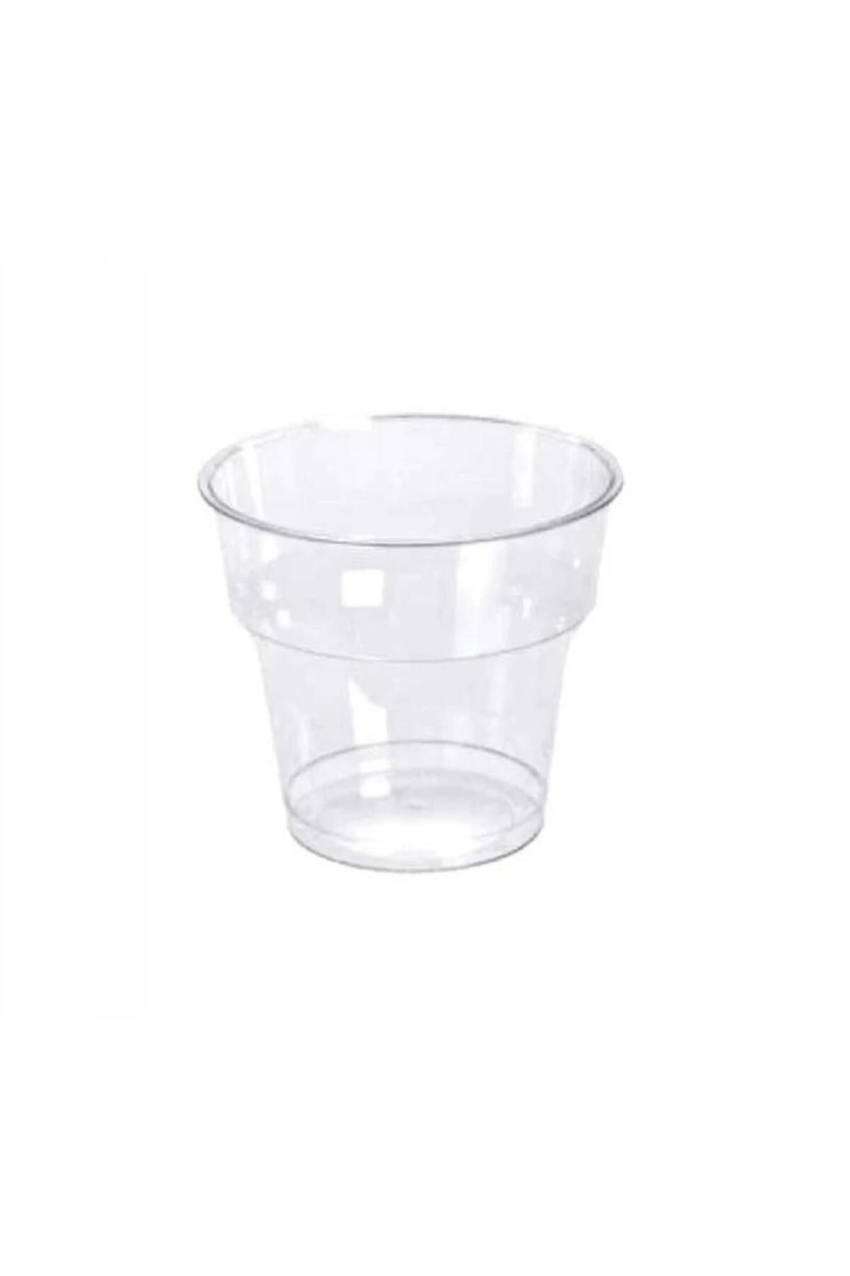 Şeffaf Plastik Kristal Bardak - 180 Cc. - 180 Ml. - 25 Adetlik 3 Paket