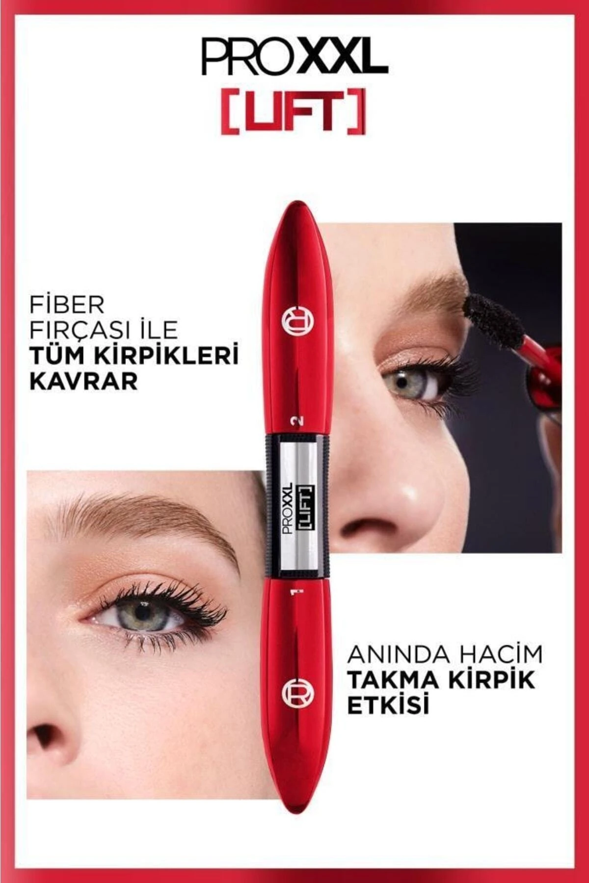 Loreal Paris Pro Xxl Lift Double Sided Maskara - Lash Lifting Effect