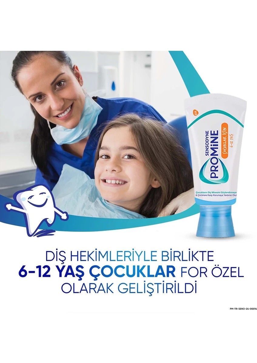 Sensodyne Promine Kids Çocuklar İçin 6 - 12 Yaş Diş Macunu 50ml​