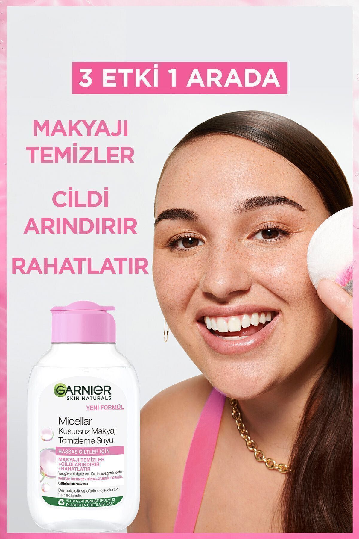 Garnier Micellar Kusursuz Makyaj Temizleme Suyu 100 Ml