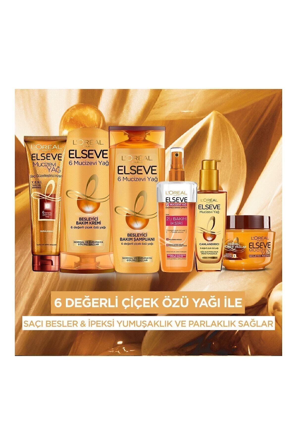 Loreal Elseve Mucizevi Yağ Besleyici Bakım Kremi 360 ml