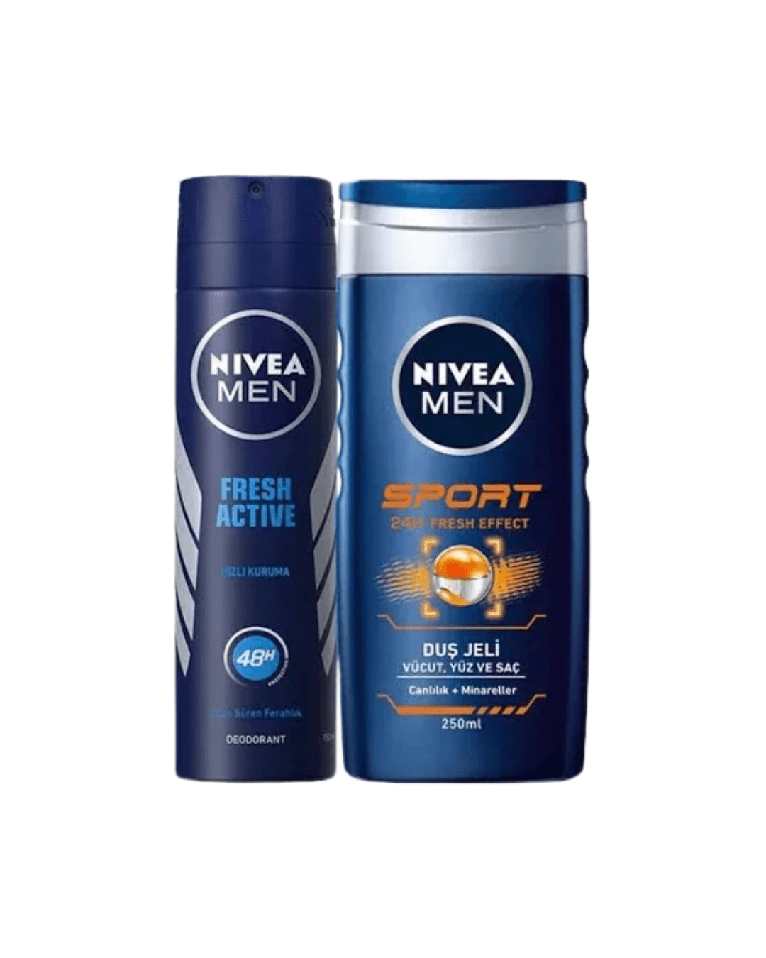 Niva Fresh Active Erkek Deodorant Sprey 150 ml Sport Duş Jeli 250 ml