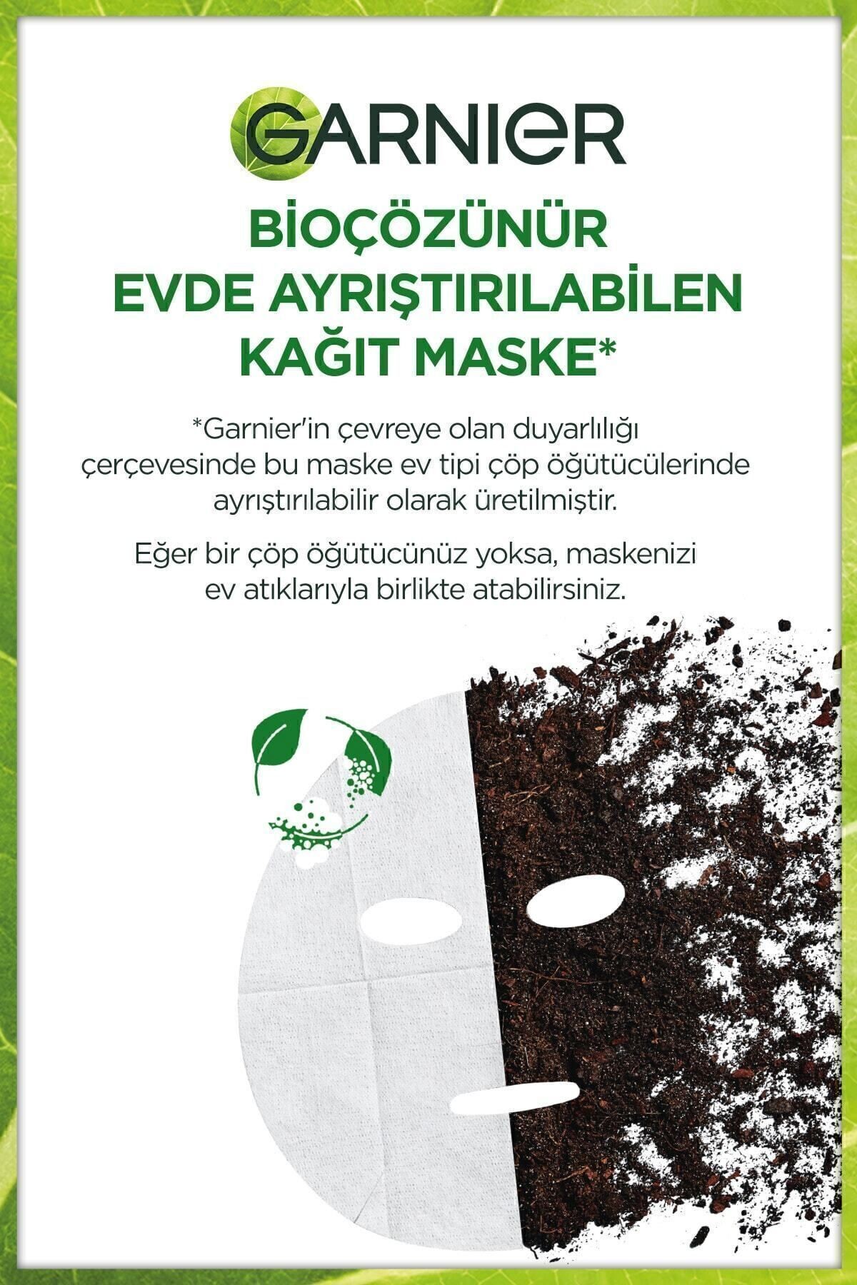 Garnier Nem Bombası Canlandırıcı Kağıt Maske 28 gr 3'lü Klasik