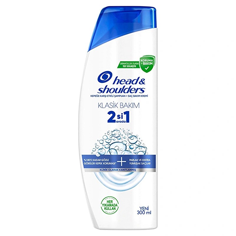 Head & Shoulders 2'si 1 Arada Klasik Bakım Kepek Karşıtı Şampuan