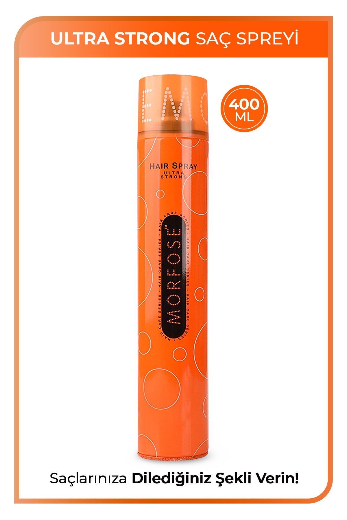 Morfose Saç Spreyi Ultra Strong Turuncu 400 Ml