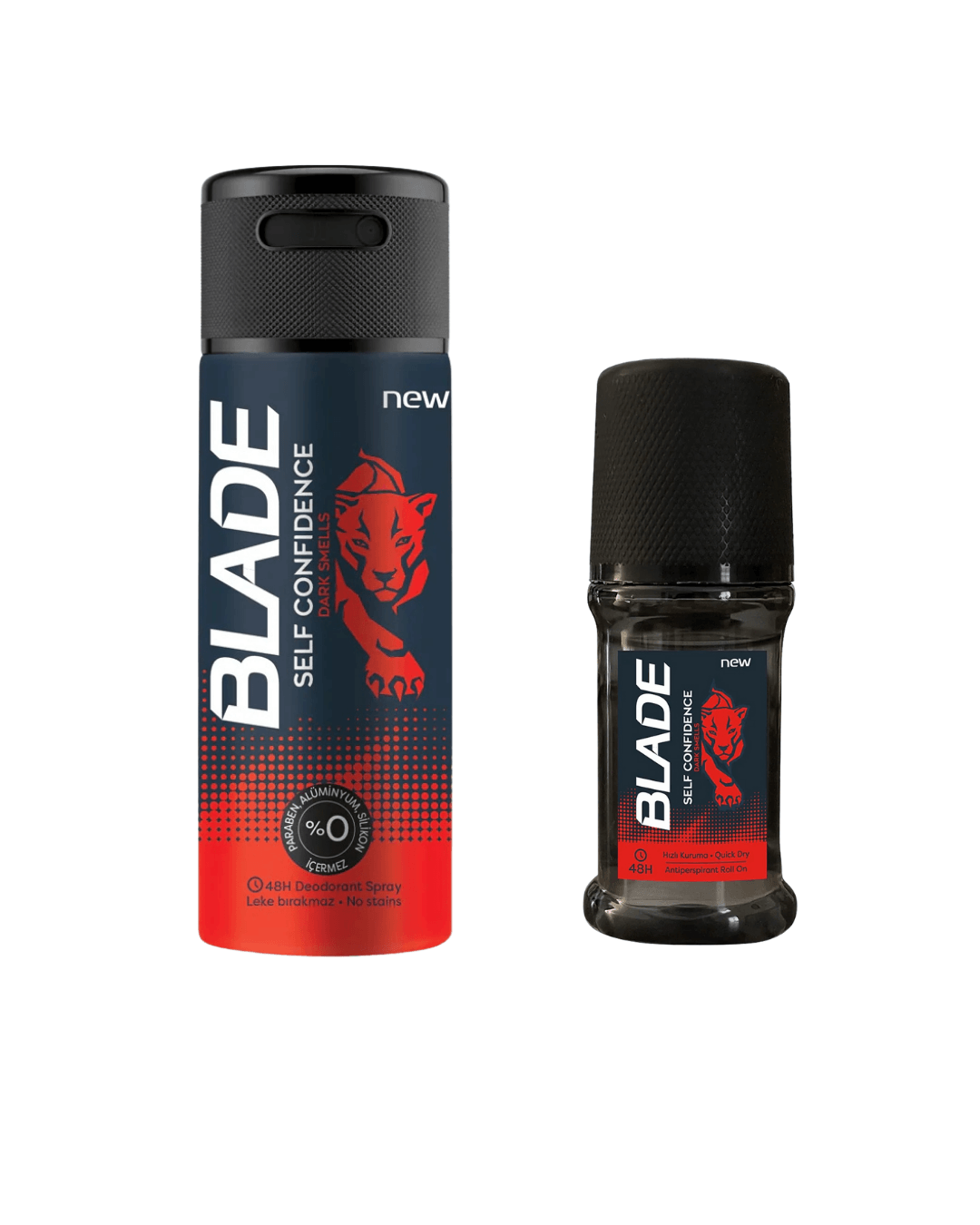 BLADE Self Confidence Erkek Deodorant Sprey 150 ml + BLADE Erkek Roll On Self Confidence 50 ml