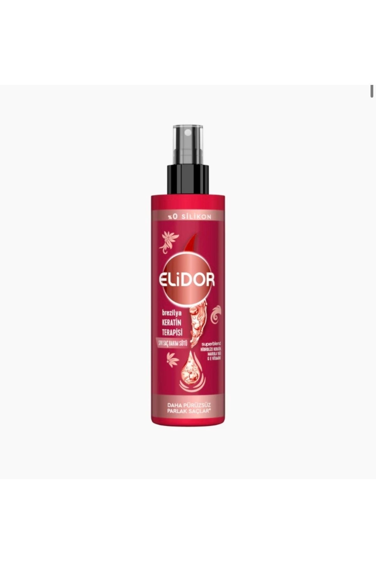 Elidor Sıvı Saç Bakım Sütü Brezilya Keratin Terapisi 200 ml