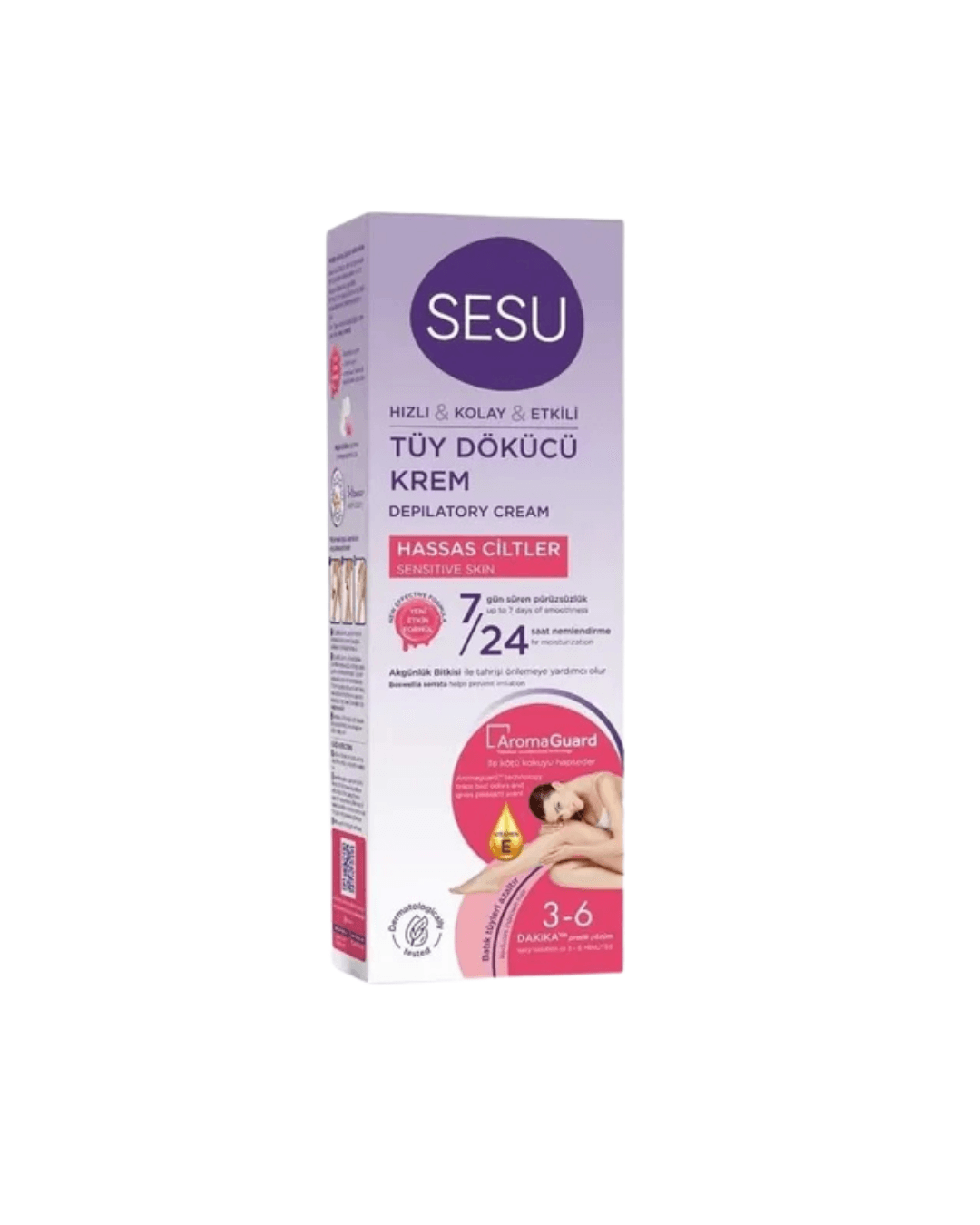 Sesu Ince Tüyler Için Süper Tüy Dökücü Krem 100ml