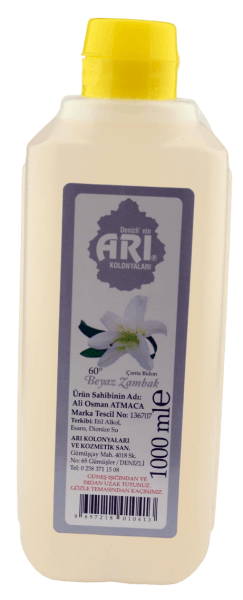 Arı Beyaz Zambak Kolonyası 1000ml