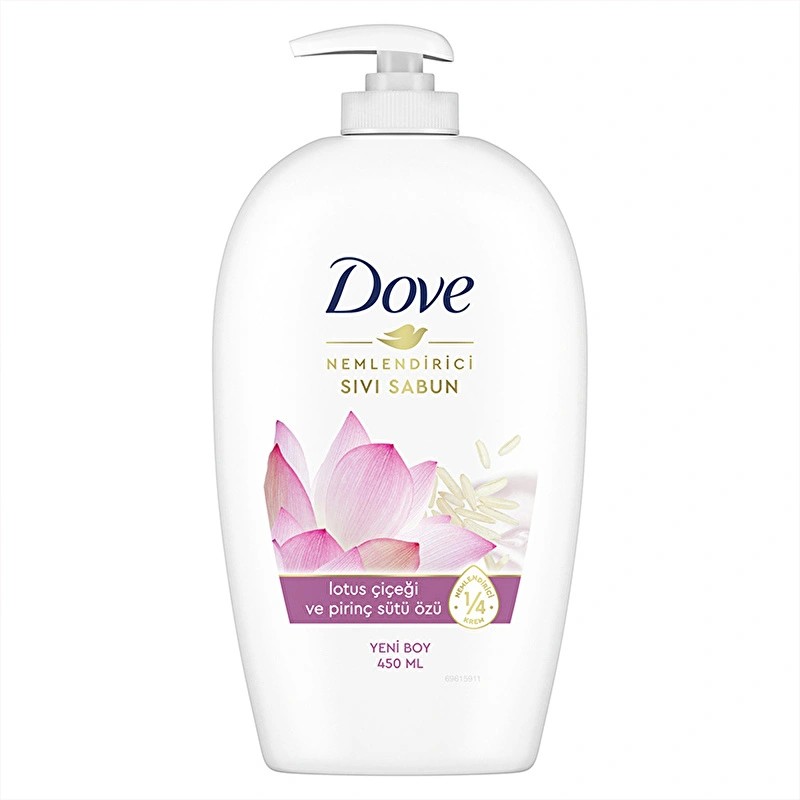 Dove Lotus Çiçeği ve Pirinç Özü Nemlendirici Sıvı Sabun