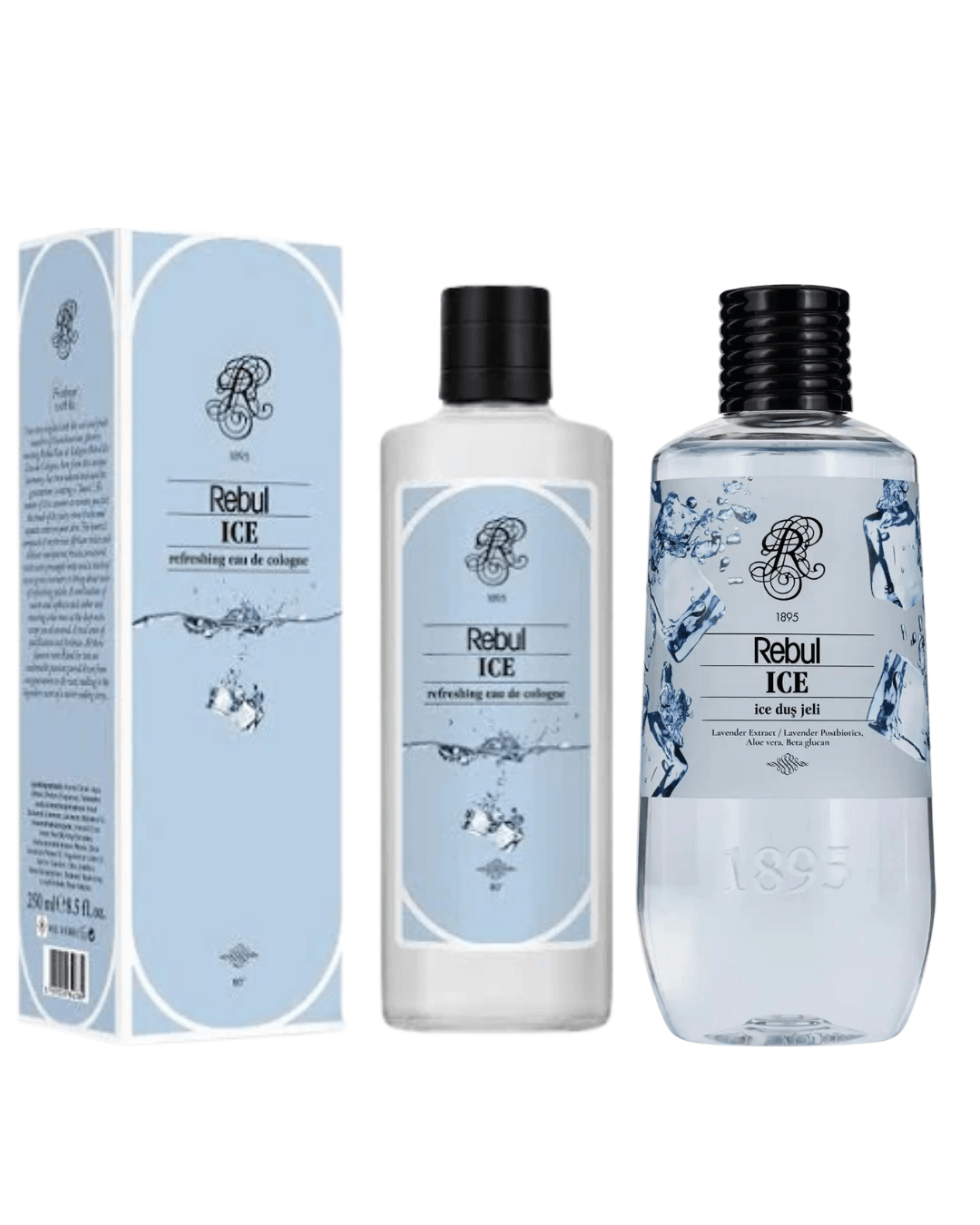 Rebul Ice Kolonya 250 ML +  Rebul Duş Jeli 500 ML 2'li Set