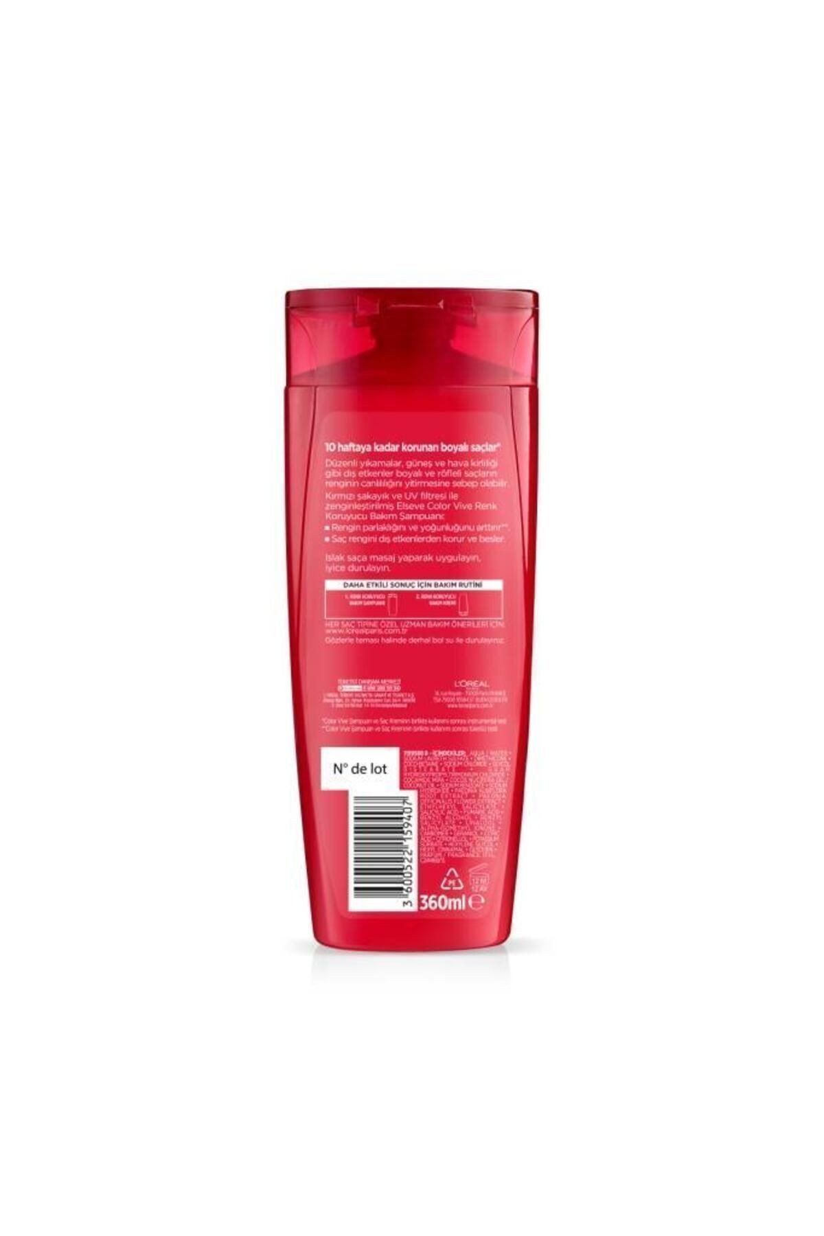 Loreal Elseve Renk Koruyucu Şampuan Seti & Turunculaşma Karşıtı Mor Şampuan