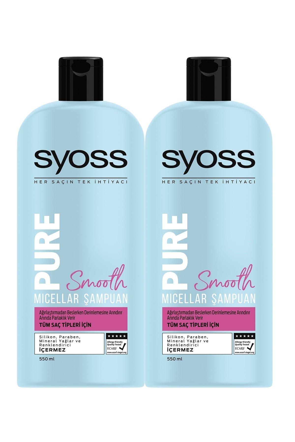 Pure Smooth Mıcellar Sampuan 550Ml X 2