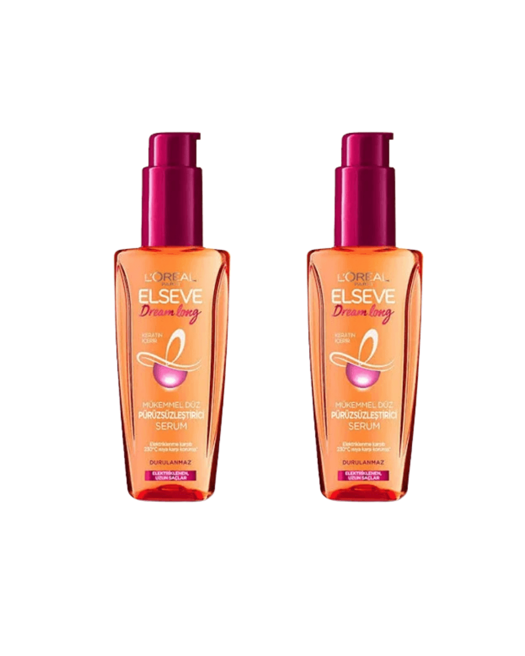 Loreal Elseve Dream Long Mükemmel Düz Pürüzsüzleştirici Serum 2'li