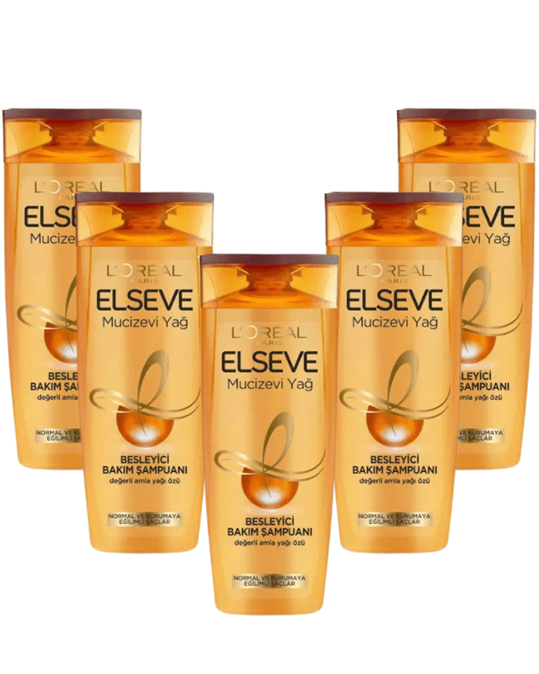 Loreal Elseve 5'li Mucizevi Yağ Bakım Şampuanı 360 Ml Seti