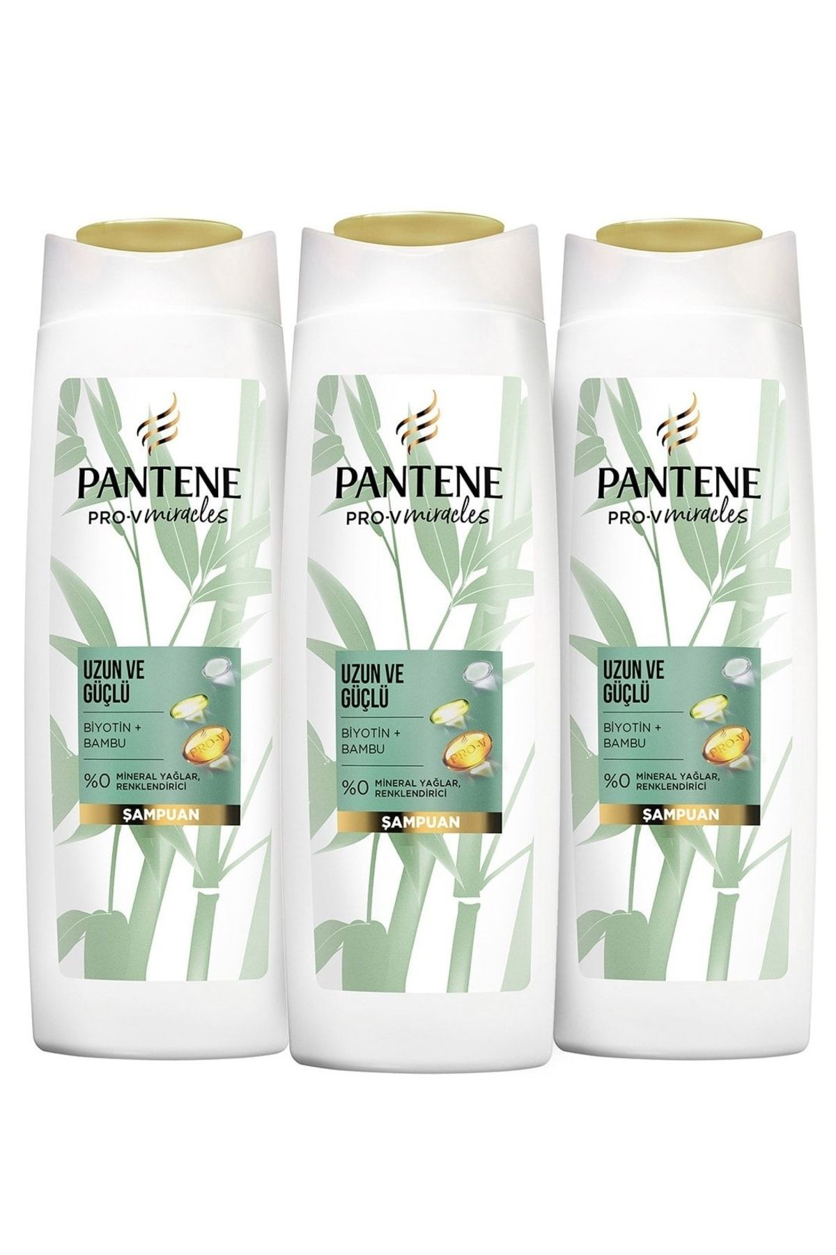 Uzun Ve Güçlü Saçlar Bambu Biyotinli Şampuan 350 Ml X 3 Adet