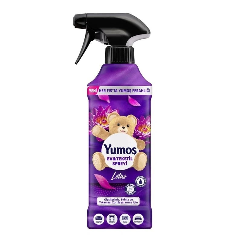 Yumoş Sprey Lotus Ev ve Tekstil Spreyi 450 ml