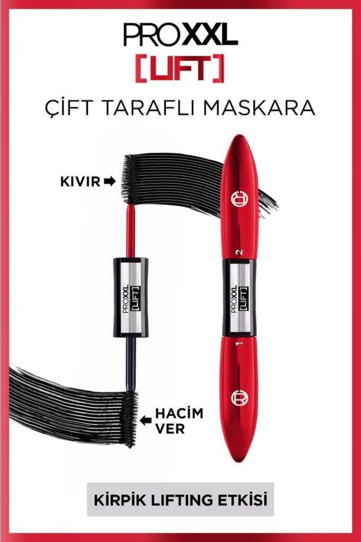 Loreal Paris Pro Xxl Lift Double Sided Maskara - Lash Lifting Effect