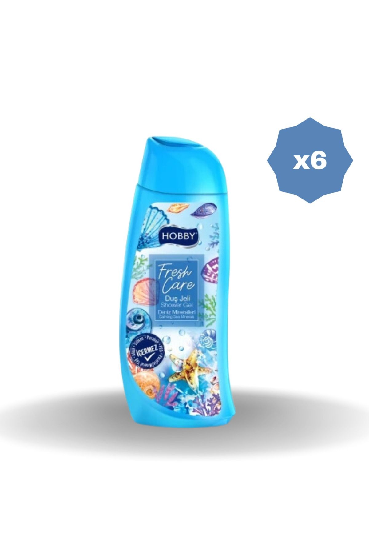 DENİZ MİNERAL VÜCUT ŞAMPUANI 500 ML - (6 ADET)