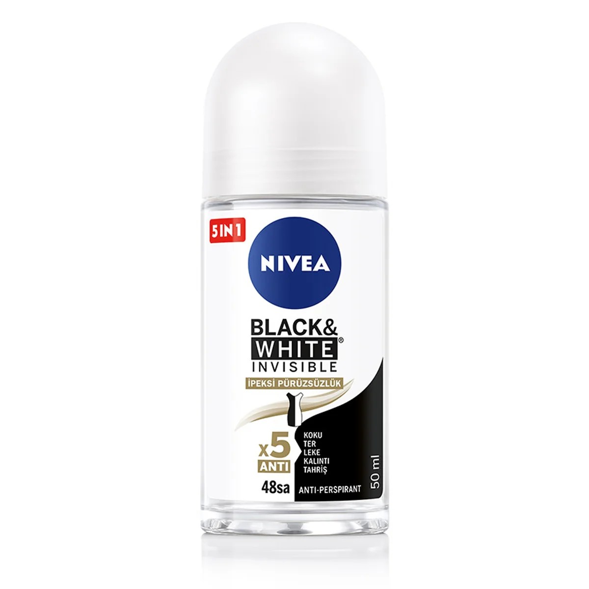 NIVEA Bayan Roll-on Black&white İnvisible 50 ml