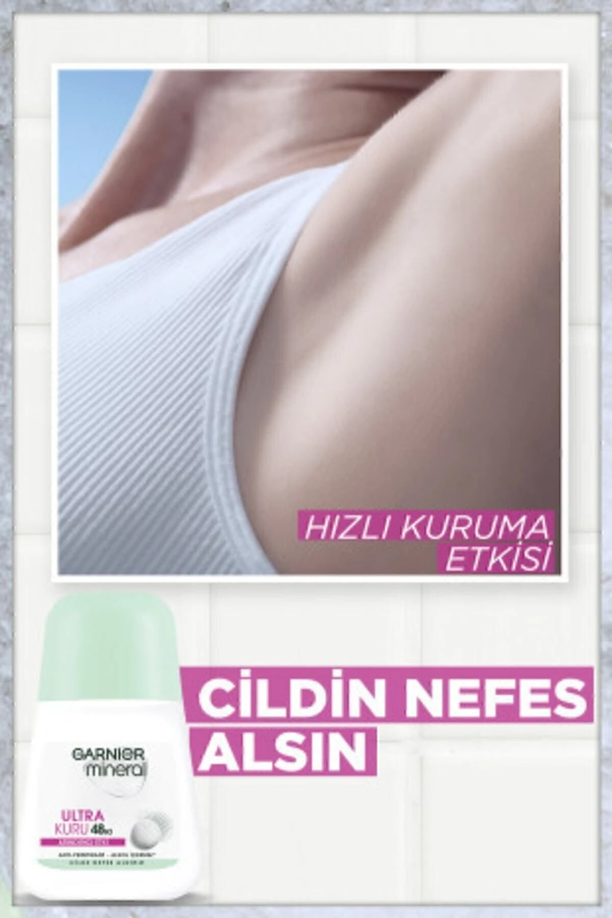 Garnier Mineral Ultra Kuru Kadın Roll-On Deodorant 50ml