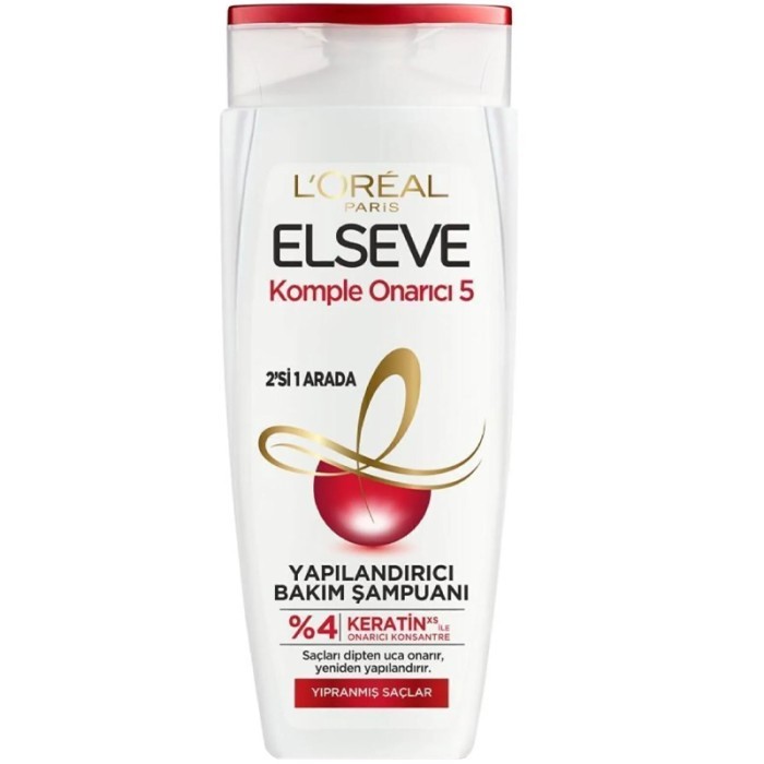 Loreal Elseve Komple Onarıcı 5 Yapılandırıcı Bakım Şampuanı 2'si 1 Arada 360 ml