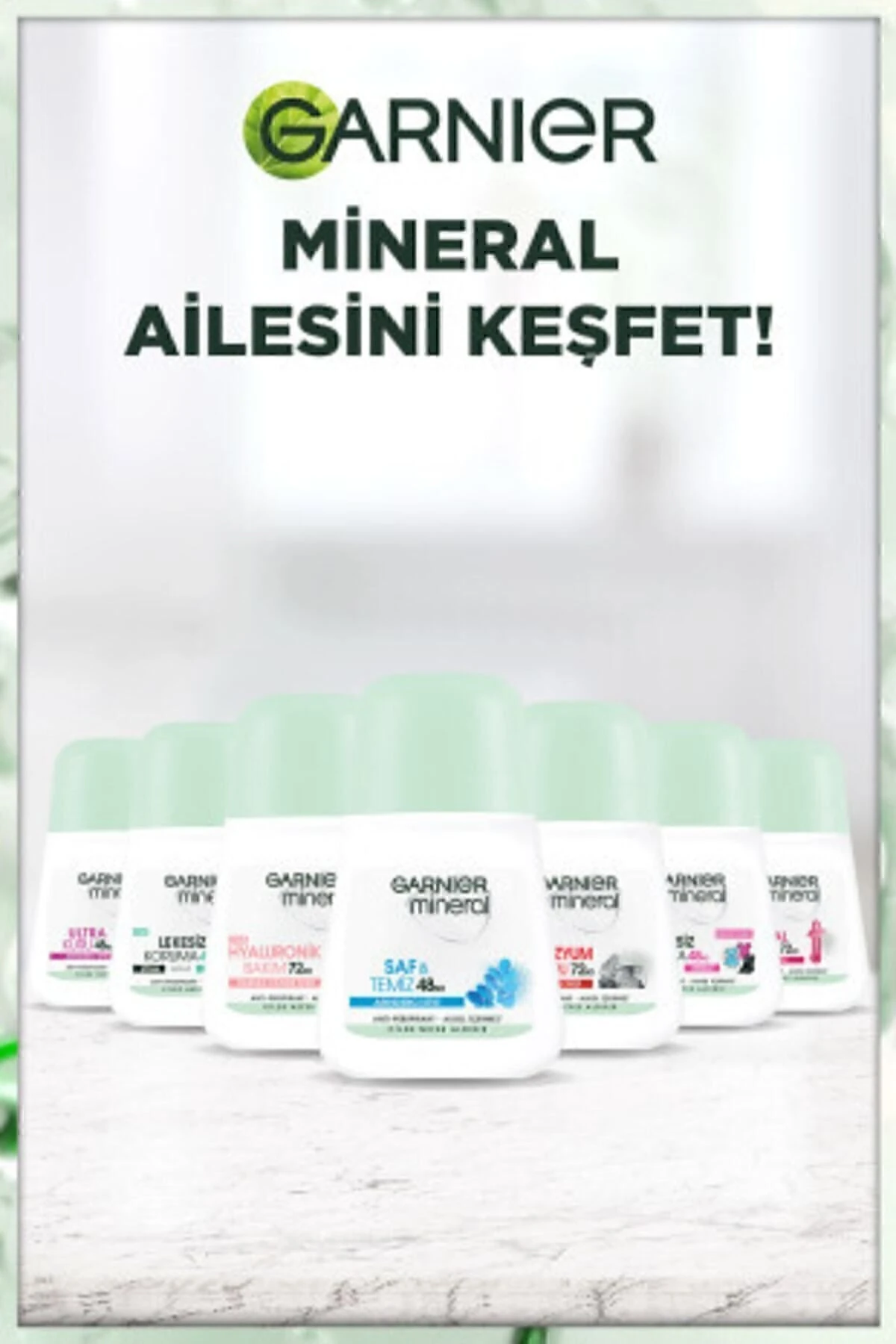 Garnier Mineral Ultra Kuru Kadın Roll-On Deodorant 50ml