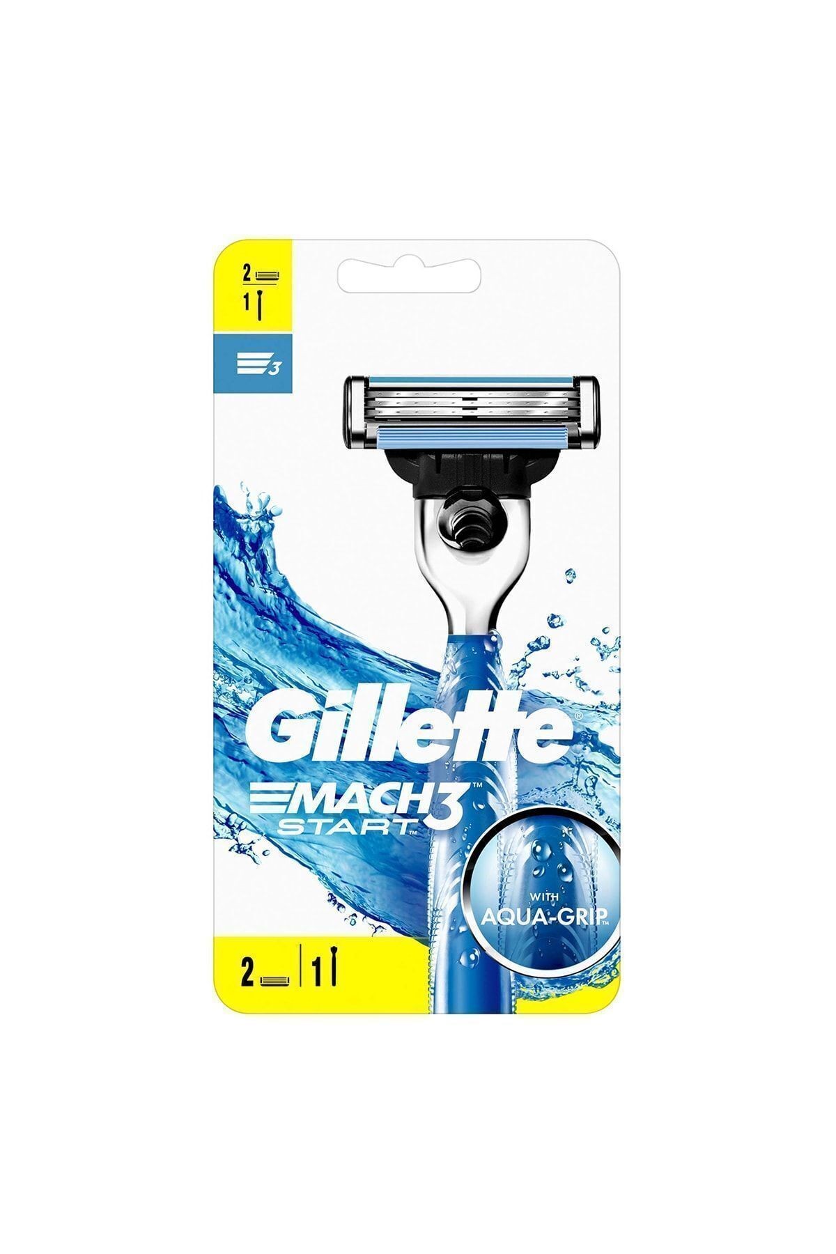 Gillette Mach3 Start Tıraş Makinesi 2 Yedekli