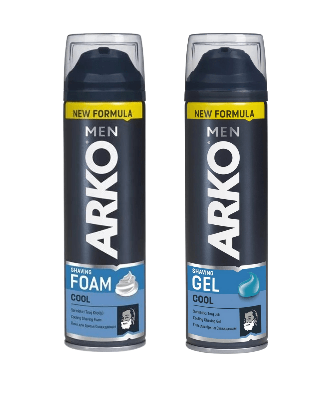 Arko Men Tıraş Köpüğü Cool 200 Ml +  Arko Men Cool Tıraş Jeli 200 ML