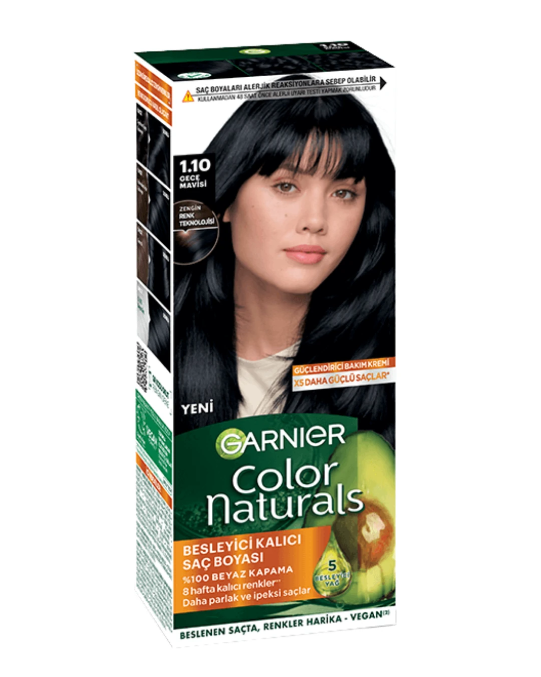 Garnier Color Naturals Saç Boyası 1.10 Gece Mavisi