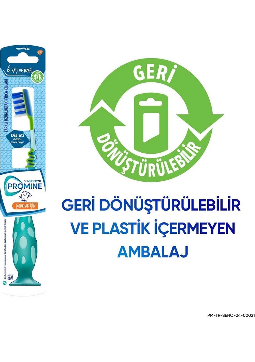 Sensodyne Promine 6 Yaş ve Üzeri Çocuklar Için Yumuşak Diş Fırçası