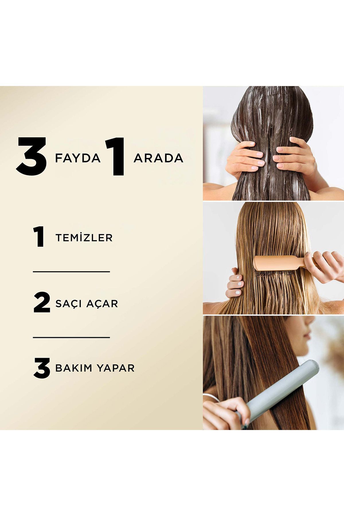  Pantene Şampuan 3 İn 1 Klasik Bakım 400 Ml