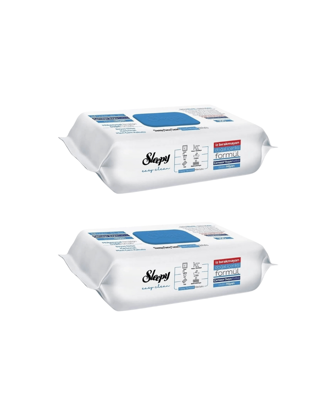Sleepy Easy Clean Yüzey Temizlik Havlusu 2'Li Set (100 Yaprak)