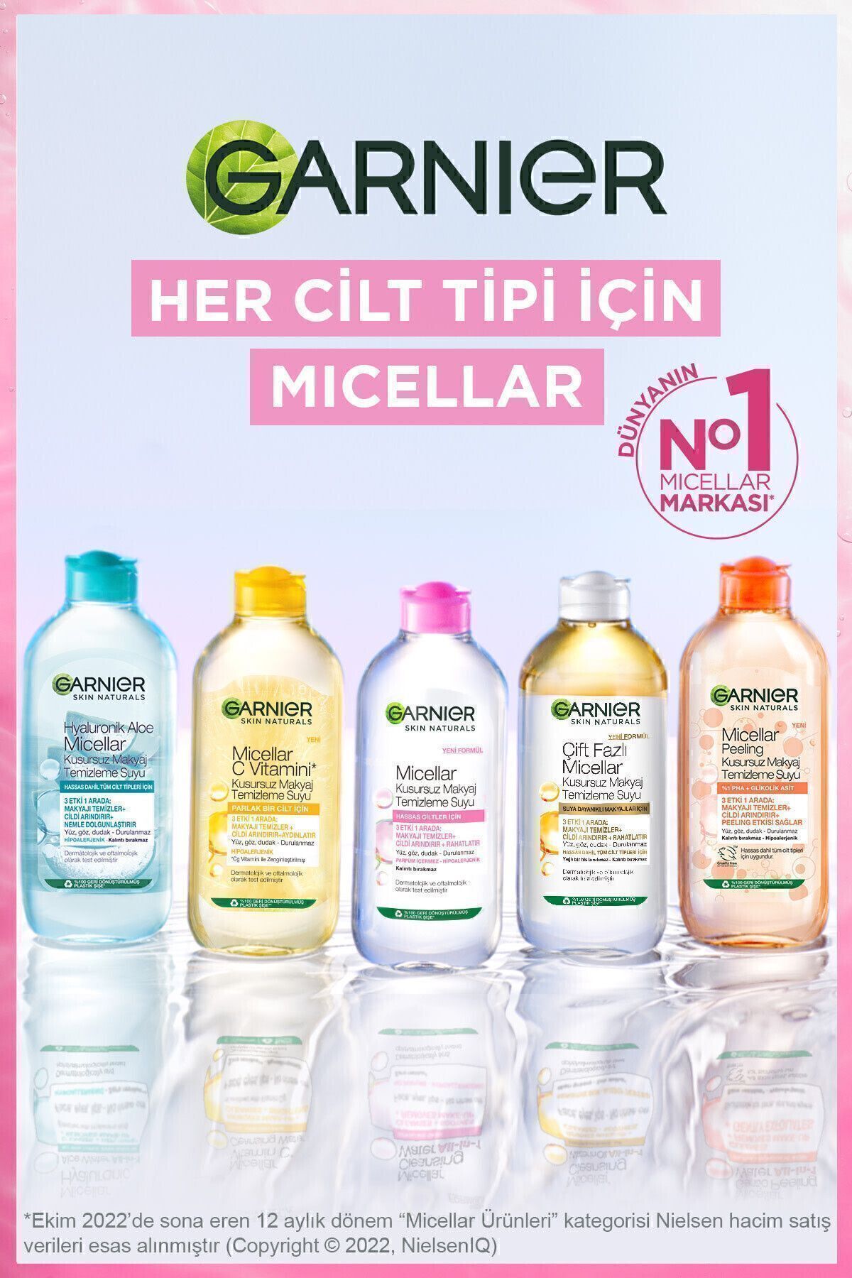 Garnier Micellar Kusursuz Makyaj Temizleme Suyu 100 Ml