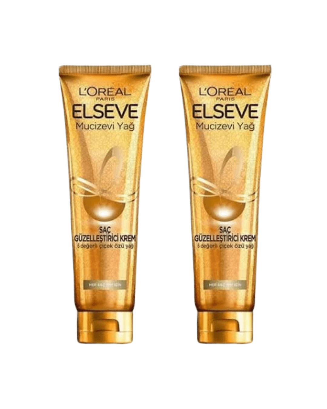Loreal Elseve Mucizevi Yağ Saç Güzelleştirici Krem 150 ml - Her Saç Tipi 2'li Set