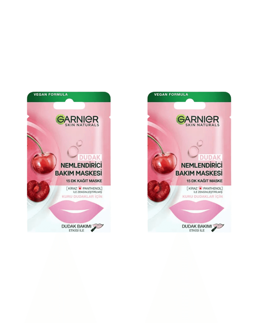 Garnier Dudak Nemlendiricisi Kağıt Bakım Maskesi 5 gr X 2 Adet