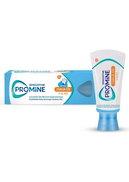 Sensodyne Promine Kids Çocuklar İçin 6 - 12 Yaş Diş Macunu 50ml​