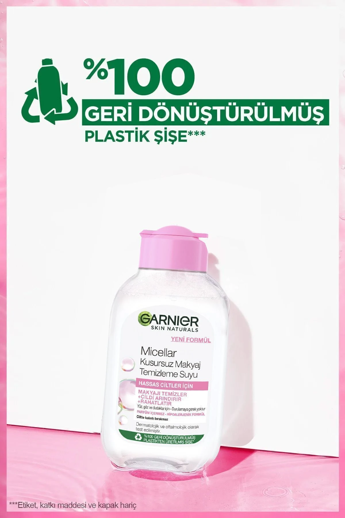 Garnier Micellar Kusursuz Makyaj Temizleme Suyu 100 Ml
