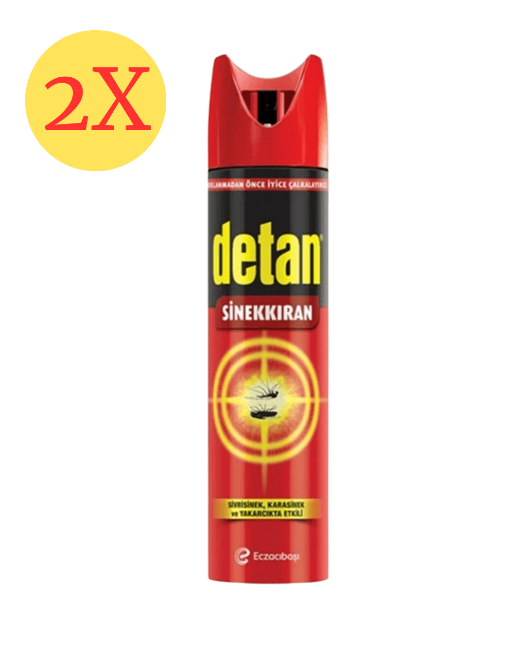 Detan Sinekkıran Su Bazlı 275 ml 2 Adet