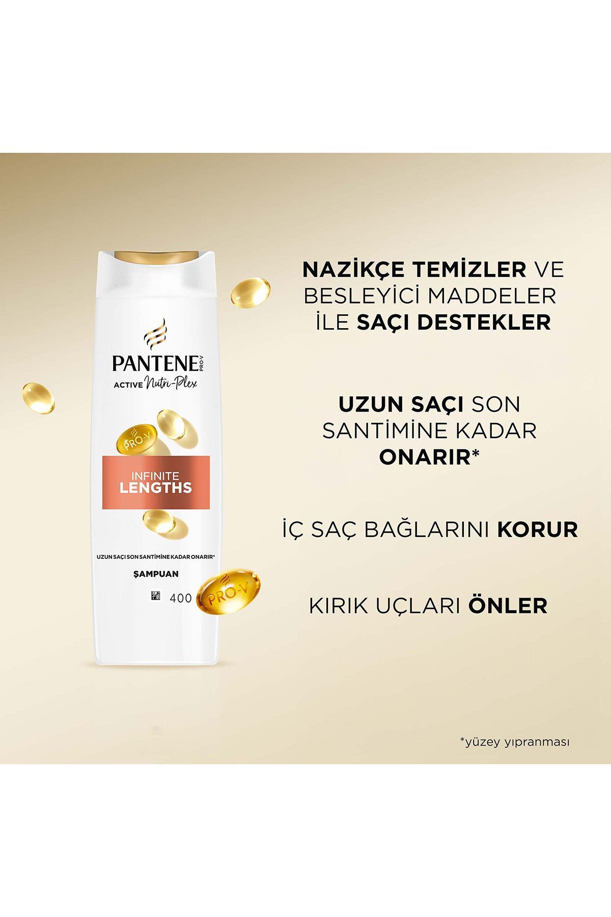 Pantene Şampuan İnfinite Lengths 400 Ml
