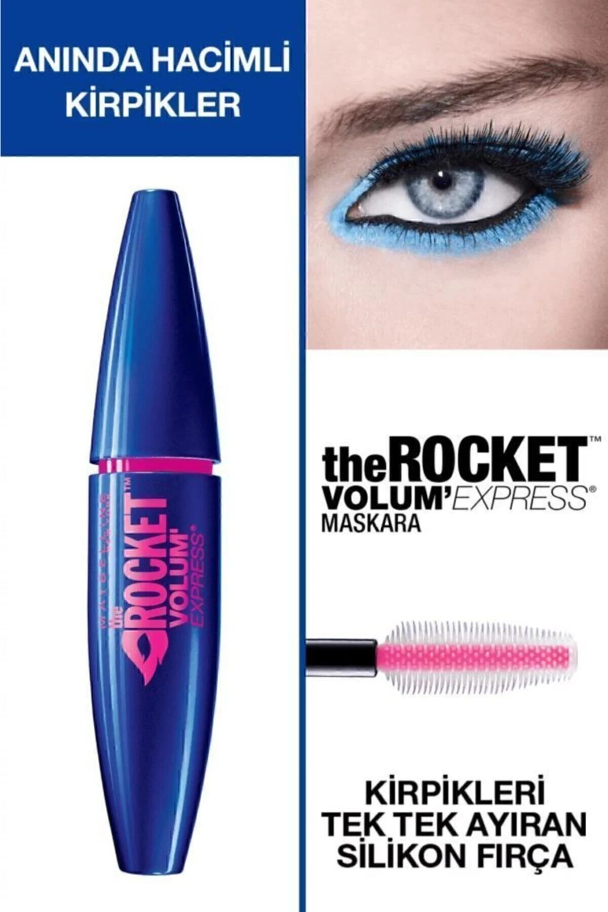 Maybelline New York Maskara Rocket Maskara Siyah