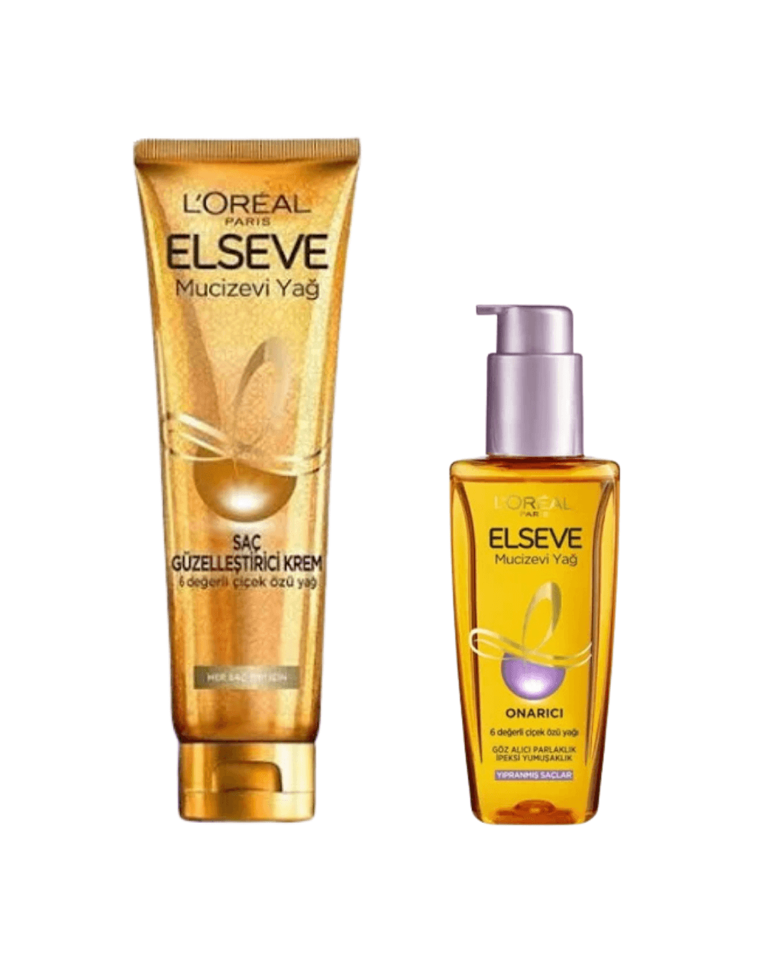Loreal Elseve Mucizevi Yağ Saç Güzelleştirici Krem 150 Ml - Mucizevi Yağ Onarıcı 100 Ml Ck07430