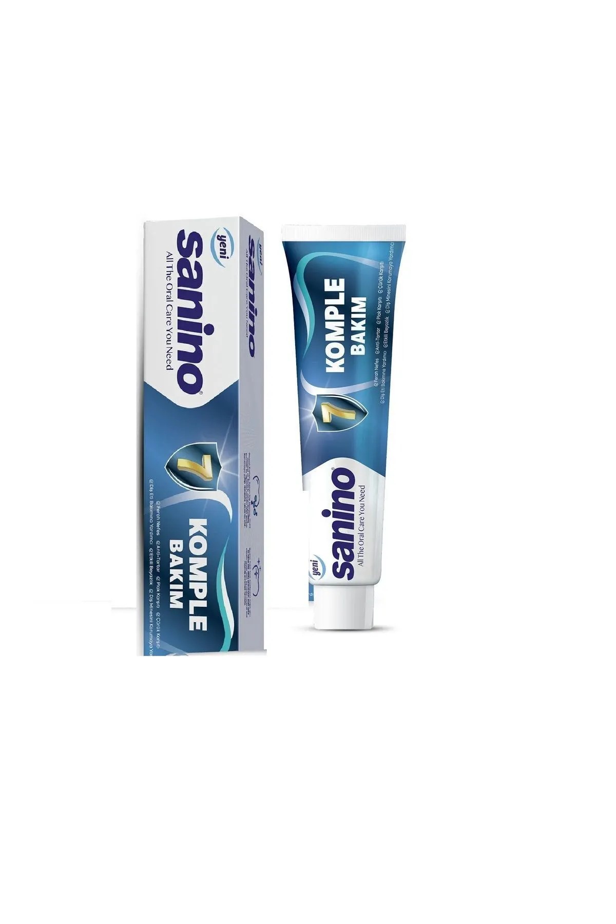 Sanino Komple Bakım Diş Macunu 75 Ml - Günlük Koruma YENİLENMİŞ FORMÜL