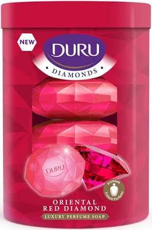 Duru Sabun Diamonds Series 4X90 Gr. Red