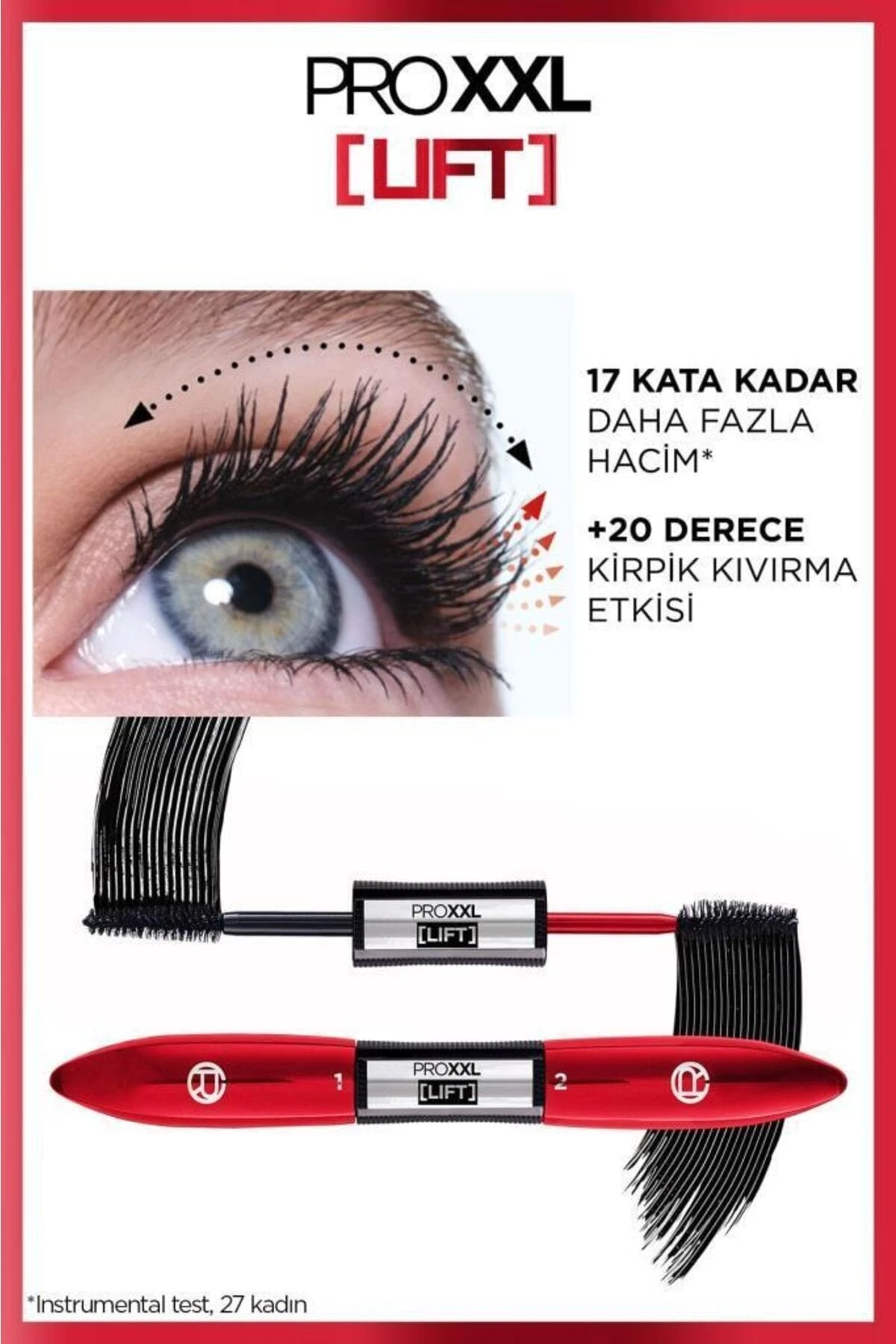 Loreal Paris Pro Xxl Lift Double Sided Maskara - Lash Lifting Effect