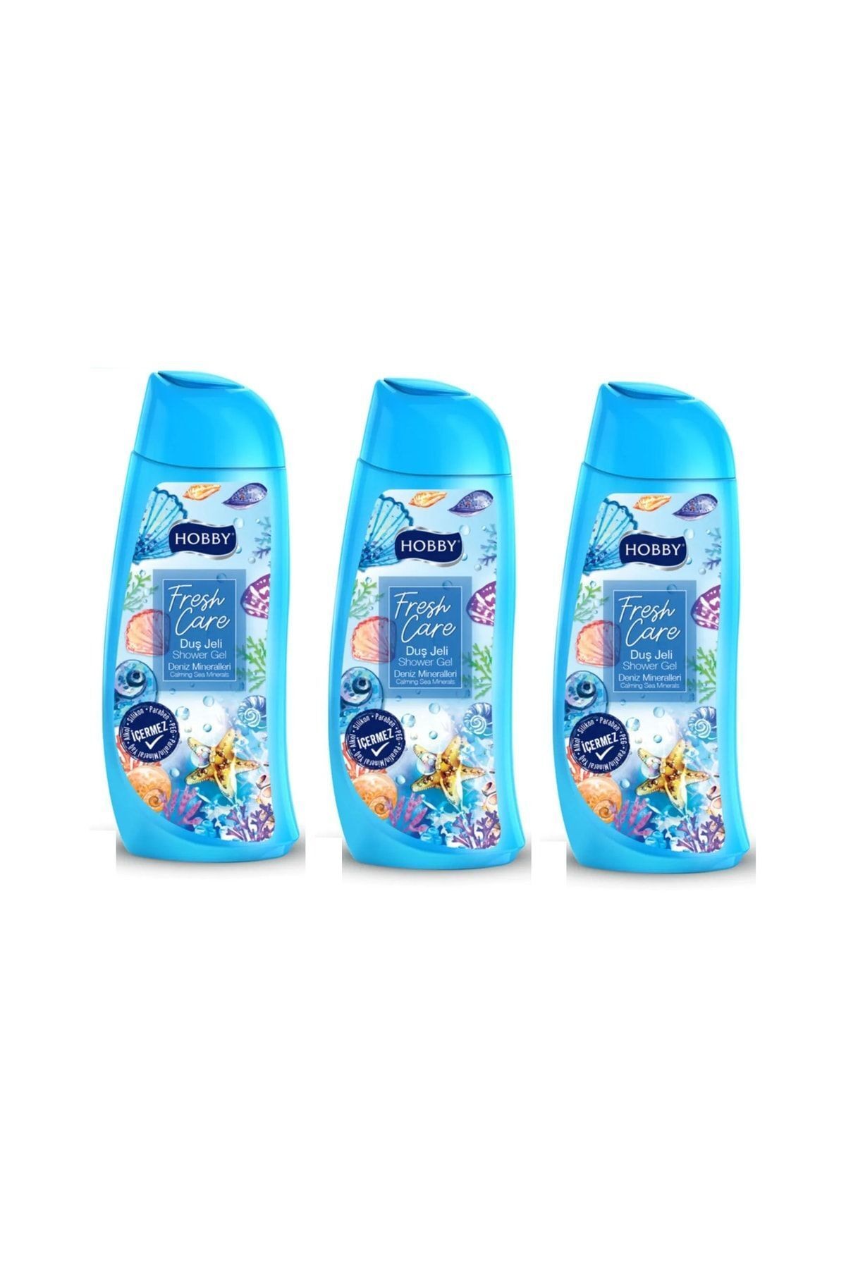 Duş Jeli Fresh Care Deniz Mineralleri 500 ml X 3 Adet