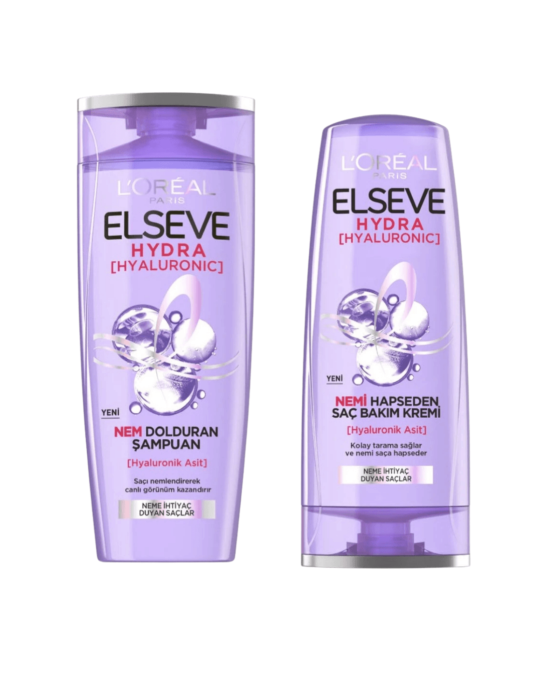 Loreal Elseve Hydra [hyaluronic] Nem Dolduran Şampuan Ve Nemi Hapseden Saç Bakım Kremi
