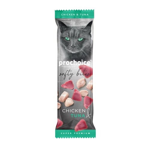 Prochoice Softy Bites Chicken&Tuna Kediler için Yumuşak Atıştırmalık 10gr