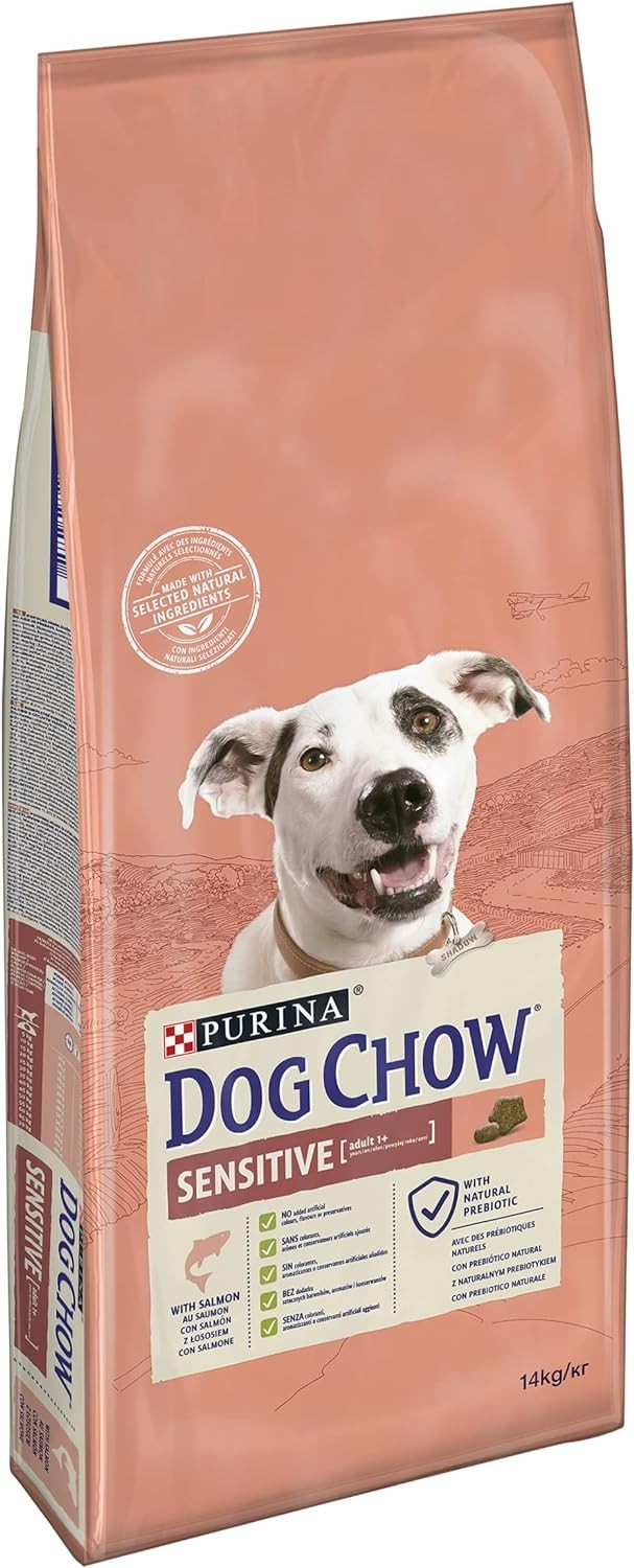 Dog Chow Sensitive Somonlu ve Pirinçli Yetişkin Köpek Maması 14 KG